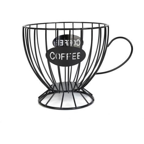 Support de dosettes de café, support de rangement pour bar à café, support de filtre à café, panier à dosettes de café, accessoires de bar à café K Cup, cuisine, salle à manger, bureau, (1/5)