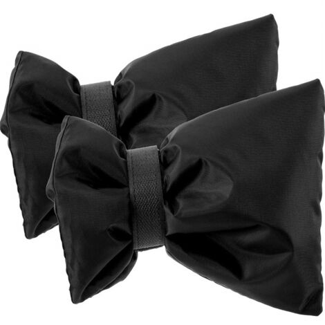 2 Pièce Housse de Protection Robinet Extérieur Housse de Protection Thermique pour Robinet de Jardin pour d’Hiver, Couverture Isotherme Thermique Anti-Gel Neige Pluie Givre Froid(Noir) (1/5)