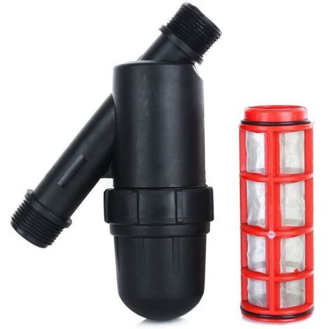 Filtre maille 3/4in Écran d'irrigation en acier inoxydable Filtre Filtre à l'eau conditionné pour jardinage l'Agriculture d'irrigation goutte à goutte pour pompe (1/5)