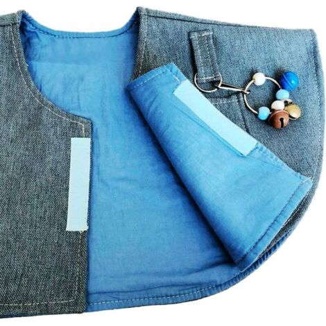 Parrot Anti-Scratch Shoulder Protector Hang Bird Anklet&Toys, Multi-Functional Pet Shoulder Pad Couche Châle pour petites perruches moyennes Cockatiels, Sun Conures, Aras Inséparables, Pinsons (1/5)