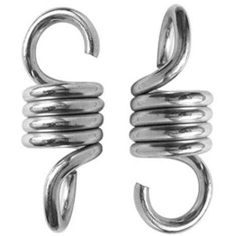 2pcs crochets suspendus poids ressort hamac pris en charge chaise à ressort (1/3)