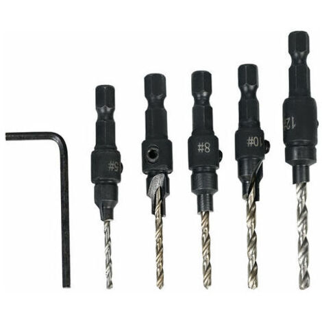 Foret, Kit Ouvre-Trou Pour Le Travail Du Bois, 5Pcs (1/5)