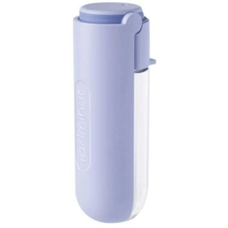 Distributeur d'eau portable pour chien - Distributeur de boisson - Gamelle pour promener en extérieur - Sécurisé - Stabilité - Pour chats et chiens(mauve) (1/5)