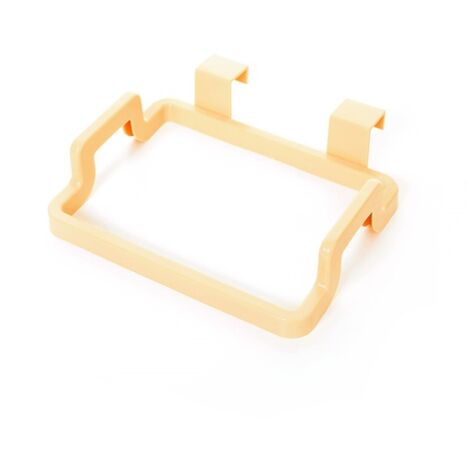 4 pièces-sac en plastique gants suspendus armoire serviette poubelle cuisine poubelle armoire（beige） (1/5)