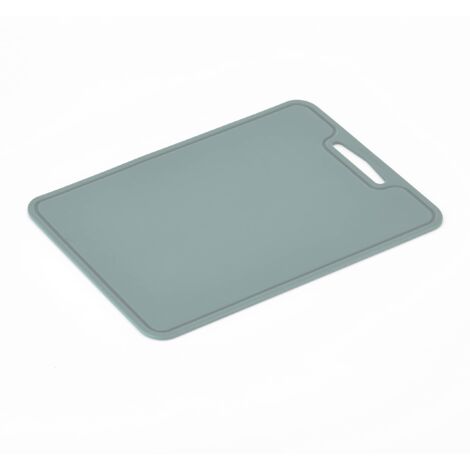 Tapis de découpe en silicone flexible et épais de qualité supérieure, sans BPA, sans danger pour les couteaux, non toxique, antidérapant, passe au lave-vaisselle, gain de place, poignée facile à prend (1/5)
