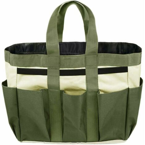 Portable Sac à Outils de Jardinage Oxford Trousse à Outils de Plantes Sac de Rangement de Outils Multi-poches Sac de Transport de Plantation de Intérieur Extérieur Maison (PAS D'OUTILS) (1/5)
