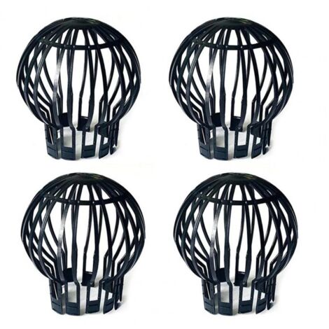 Lot de 4 crapaudines pour gouttière d’environ 13,2 x 14,5 cm (1/5)