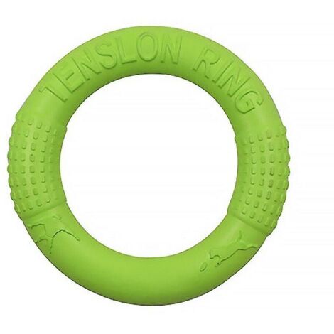 Pet Frisbee Dog Training Pull Ring Heavy Bite Outdoor Play (petit anneau de traction vert) (1/5)