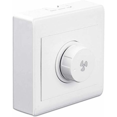 86 Type Réglage du Ventilateur de Plafond Régulateur de Vitesse en continu Interrupteur Mural 220V 10A pour gradateur 15-300W (1/5)