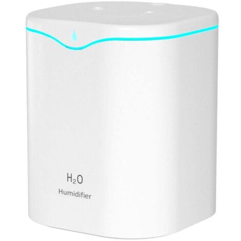 UlisemHumidificateur d'air 2 L, Humidificateur d'air bébé Remplissage par le haut 30 dB Silencieux -Blanc (1/4)