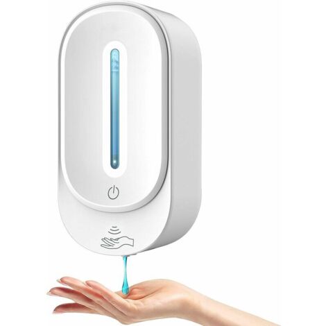 Ulisem Distributeur Savon Automatique De Gel Hydroalcoolique Mural Liquide Mains Lotion 350ml Dstributeur sans Contact Capteur Infrarouge Automatique,Distributeur DéSinfectant pour Les Mural-betterlif (1/5)