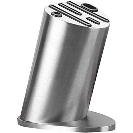 Ménage en Acier Inoxydable Bloc de Couteaux Support de Couteau Support de Rangement ustensile de Cuisine Pratique pour Le thé au Lait Bar café-Ensoleillé (1/5)