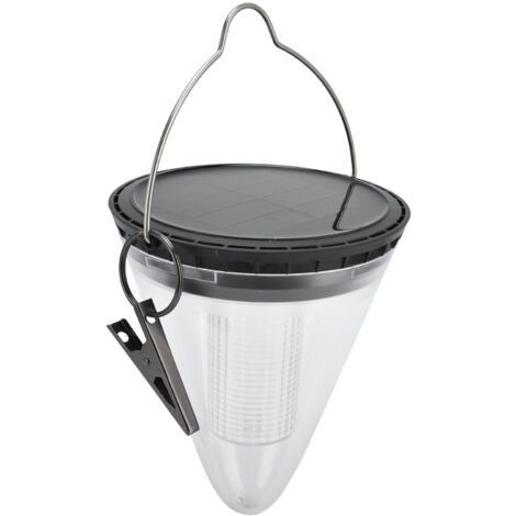 GARRYFIZH Lampe solaire LED décorative suspendue pour éclairage extérieur de jardin, terrasse et aménagement paysager, lumière chaude/blanche (1/5)