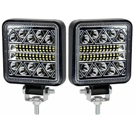 Ulisem BR-Vie 102W Phare de Travail à LED 10200LM Feux de Recul Led 12v, Phare Led Projecteurs pour voiture, tracteur bateau, 12-24v camion, 2 pcs (1/5)