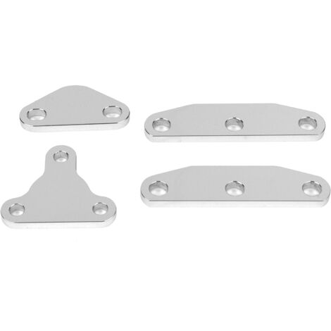 Jeffergarden Plaque d'admission d'échappement, Block Off Plates Kit Aluminiumlegierung Auspuff Ansaugplatte Kit AGR Smog Delete Fit für 20R 22R 22RE 22RET Motor (1/5)