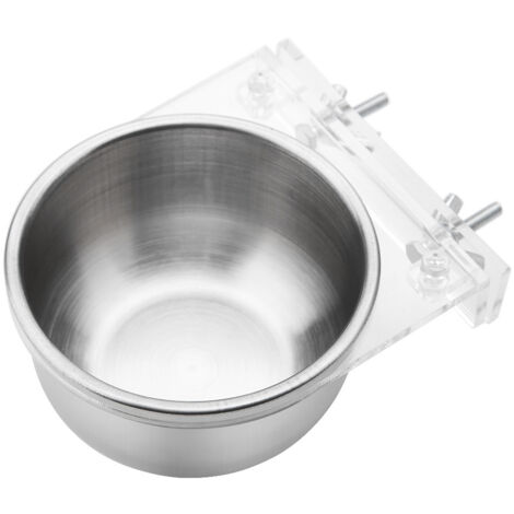 GARRYFIZH Cage à oiseaux, distributeur d'eau et de nourriture, support de bol, perroquet, perruche, accessoires