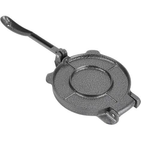 Presse à biscuit en alliage d'aluminium, Presse à tortilla de 6,5 pouces, Outils de pressage fournitures de cuisine, Convient pour presser des tortillas, des biscuits, des barbecues, etc. gris (1/5)