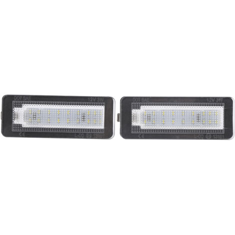 Jeffergarden Paire d'éclairage de plaque d'immatriculation LED pour BENZ Smart Fortwo Cabriolet/Coupé/Convertible (1/5)
