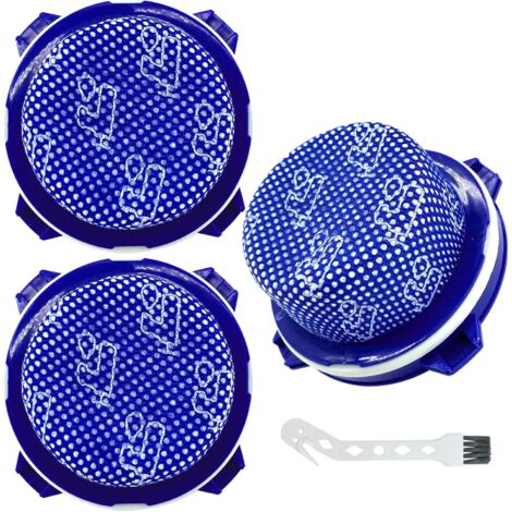 Lot de 3 filtres lavables pour aspirateur Jet 70, 70+, 75, 75+, 90, 60 et VS9000RL (1/5)