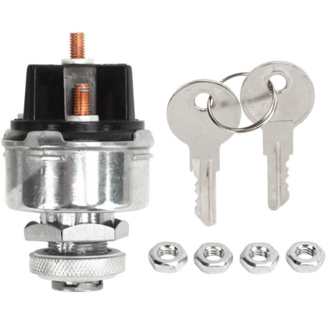 Jeffergarden Commutateur d'allumage avec 2 clés 942918 Remplacement pour WILLYS CJ2A CJ3A DJ3A CJ3B CJ5 CJ6 (1/5)