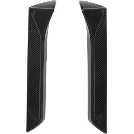 Jeffergarden Aileron Latéral de Fenêtre Arrière de Voiture, 2 Pièces Garniture Extérieure D'aile de Séparateur Latéral de Fenêtre Arrière Gauche Droite de Remplacement pour Seat(Style en Fibre de Carb (1/5)