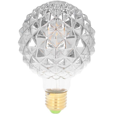 Jeffergarden Ampoule Vintage G95 4W, lumière chaude 2700K, aspect ananas, ampoule à Filament pour salon et salle à manger, 220V