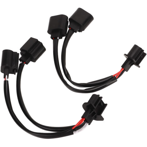 GARRYFIZH 2 pièces 9008 H13 phares Conversion faisceau de cblage adaptateur de prise mle à femelle Plug and Play pour camion pick-up LED fil (1/5)