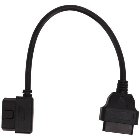 Jeffergarden Cble adaptateur OBD2, connexion Flexible et Stable, cble d'extension mle à femelle 16 broches pour voiture (1/5)