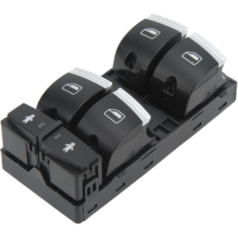 Jeffergarden Bouton de lève-vitre électrique, interrupteur de commande de fenêtre, remplacement pour A6 S6 Q7 A3 S3 RS6 (1/5)