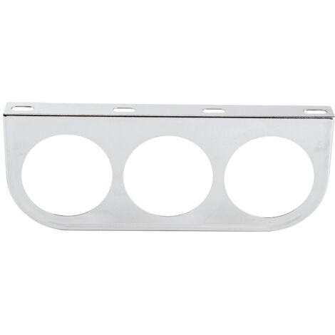 Jeffergarden Support de montage de jauge de coque de tableau de bord Triple de 52mm/2in 3 trous support de fer de compteur de tableau de bord de voitureargent (1/5)