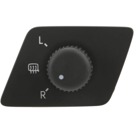 Jeffergarden Bouton de commutateur de rétroviseur latéral 6Q1959565H Remplacement en métal pour 9N 1.2 12V 2001/102007/07 (1/5)