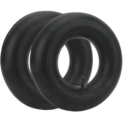Jeffergarden 2 chambres à air 3.5/4.0-6 avec tige de valve droite TR13 pour brouettes, VTT, tondeuses à gazon (1/5)
