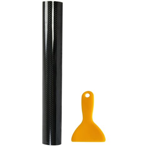 Jeffergarden Film autocollant en fibre de carbone haute brillance 5D, film vinyle, film pour voiture, autocollant DIY pour voiture,150x30cm (1/5)