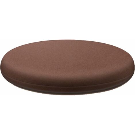Aougo – Galette de chaise ronde 40 cm – Coussin déhoussable en coton tricoté – Mousse à mémoire de forme épaisse 4 cm – Lavable en machine