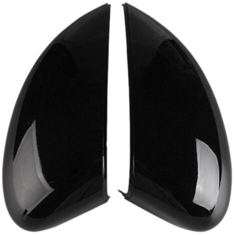 Convient pour Ford Fiesta mk7 09 - 17 miroir de recul noir brillant cas miroir de recul blanc cas miroir de rétroviseur (1/3)