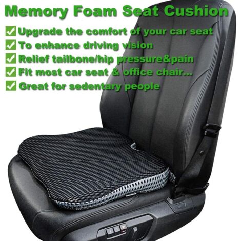 Coussin De Siège Pour Chaise De Bureau, Coussin De Mousse De Mémoire Pour Le Soulagement De Coussin De Siège Pour Chaise De Bureau, Coussin De Mousse De Mémoire Pour Le Soulagement De