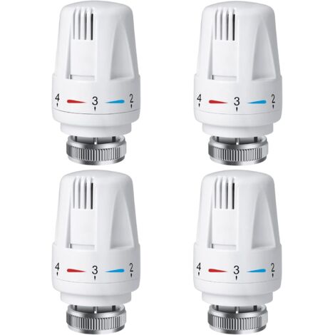 Aougo – Tête thermostatique M30 x 1,5 avec protection antigel – Vanne thermostatique pour radiateur – Installation facile et régulation précise