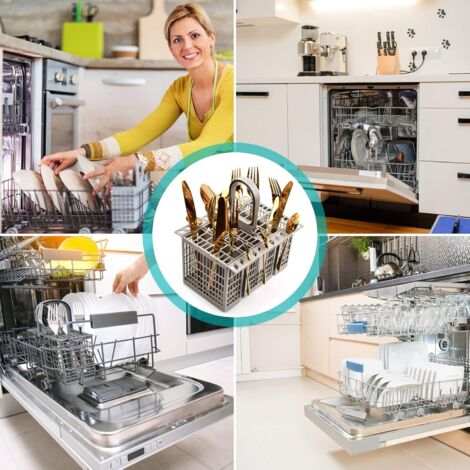 IZSOHHOME Panier à couverts compatible lave-vaisselle Hotpoint 99673-8729, C00257140, C00386607