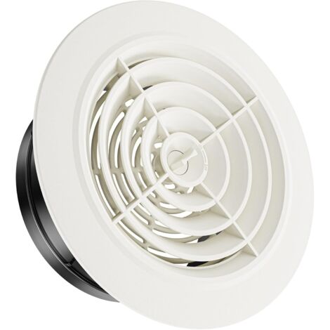 Tigrezy Grille de Ventilation Ajustable Aération d'Air Ronde,25257cm (1/5)