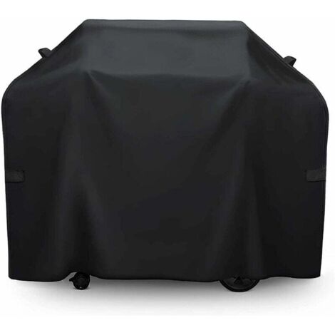 Tigrezy Housse Barbecue, Housse Barbecue Exterieur, Oxford Protection BBQ à Gaz, Couverture de Grill Anti-Vent/Anti-UV/Anti-l'eau/Anti-l'Humidité/Antipoussière 150x100x125（420D）