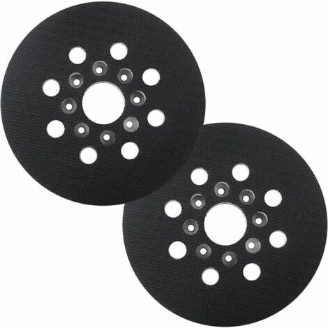(2 pièces) Plateau de support de 125 mm compatible avec Bosch PEX 220 A, GEX 125-1 AE, PEX 220 AE, Skil 7402/7490 (1/5)