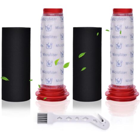 YMYNY Lot de 2 filtres de rechange pour aspirateur sans fil Bosch Athlet BCH6PETGB, BCH61840GB - Filtre principal lavable + insert en mousse (1/5)