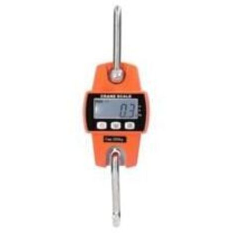 YMYNY Balance de grue numérique, balance électronique suspendue 300 kg 660 lb, balance suspendue industrielle avec capteur précis, mini balance LCD portable avec crochet pour usine de ferme de chasse (1/4)