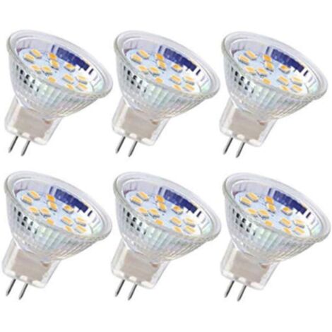 YMYNY Pack LED Bulbs MR11 Spotlight GU4 Bulbs 3W 18 LEDs Halogen Lamps 20W Equivalent Non-Dimmable LED Bulbs 12V AC/DC for Home and Landscape Track Lighting (Warm White) (1/4)
