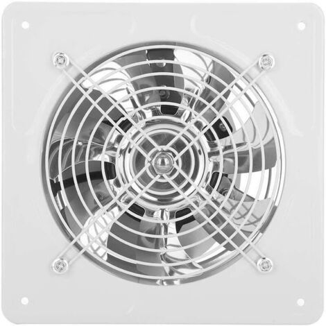 Ventilateur d'Extraction 6 Pouce Extracteur d'Air Ventilation Murale Silent pour Salle de Bain Garage Cuisine 40W 220 V Ventilo 1100m3 / H Débit d'Air et 50 60 dBA (1/5)
