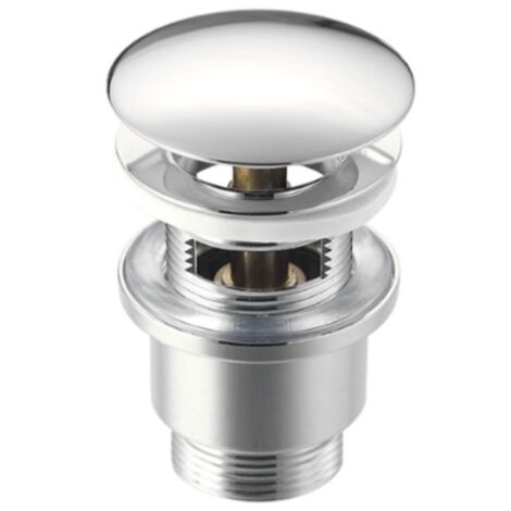 YMYNY Bonde pour lavabo et bidet avec trop-plein échappement Pop-up pour lavabo 1" 1/4, Valve de vidange, Bonde universelle avec trou pour lavabos et éviers (1/5)