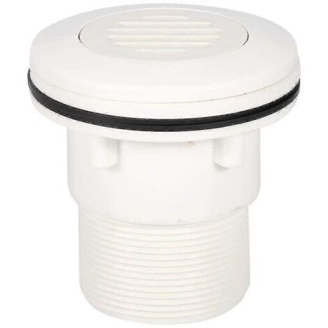 YMYNY Buse de jet de piscine, entrée d'aspiration d'eau, robinets de piscine de forme ronde, accessoires universels (couvercle de filet), blanc (1/4)