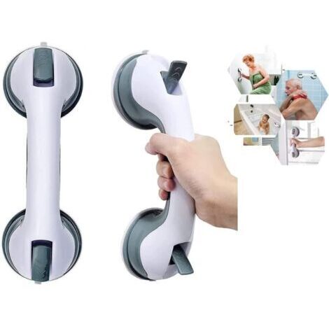 Barres d'appui à ventouse pour salle de bain, main courante pour personnes handicapées, poignée de s