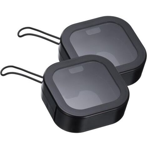Lot de 2 organiseurs d'accessoires pour cheveux, organiseur portable pour élastiques à cheveux, idéal pour les voyages, noir (1/5)