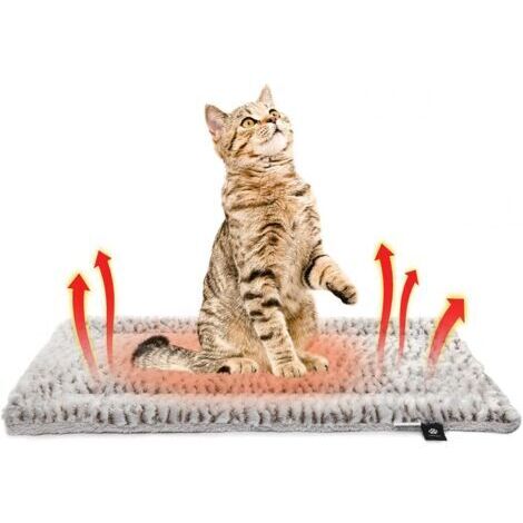 Coussin thermique pour chat, panier pour animaux, extra chaud, pour l'extérieur et l'intérieur, pour petits et grands animaux, chatons et chiots